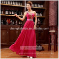 A-Line One Schulter Appliques Muster Ballkleid Long Chiffon Abendkleid